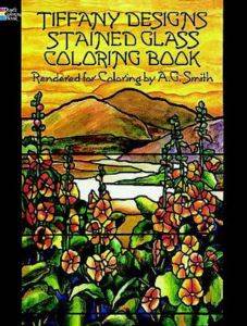 Tiffany Designs: Stained Glass Colouring Book